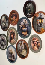 قیمت بشقاب دیوارکوب دکوراتیو طرح کلاسیک - Image 2